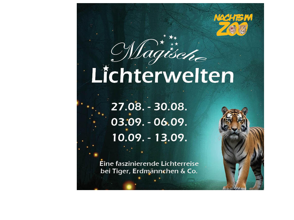 Nachts im Zoo - Magische Lichterwelten