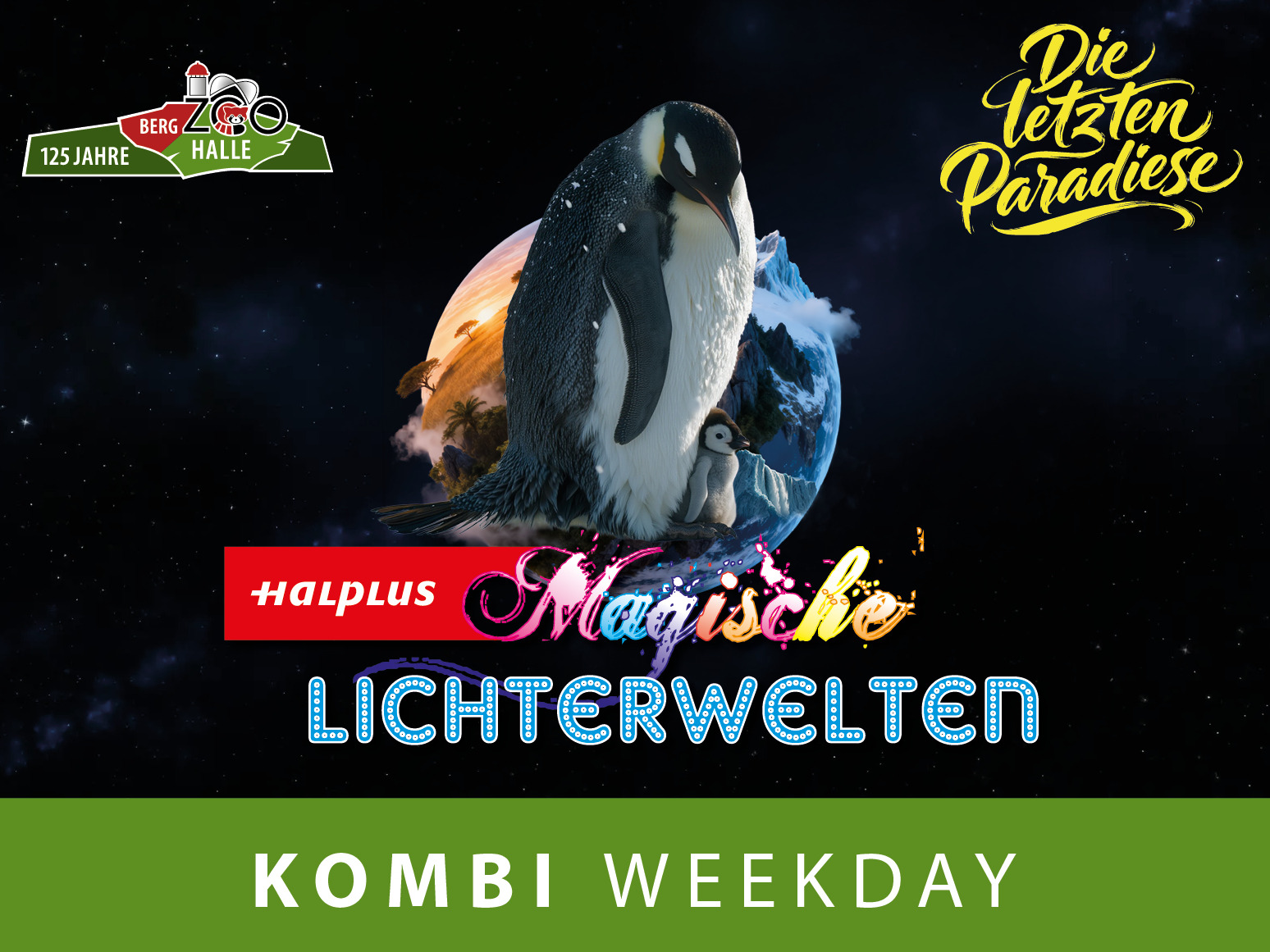 Halplus Magische Lichterwelten - Kombi Weekday-Ticket - 09.12.2026
