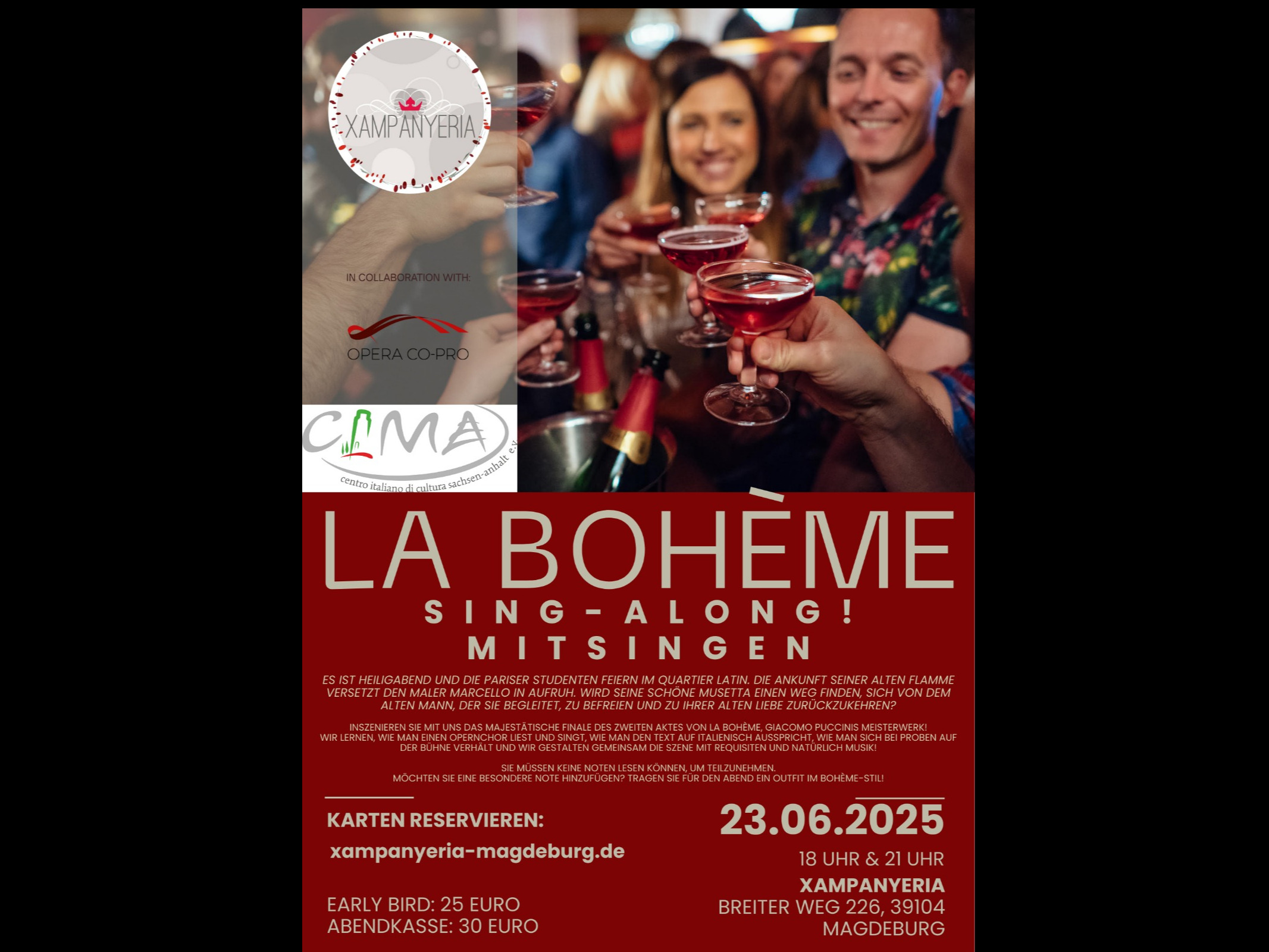 LA BOHÈME – sing along – Eine Oper mit uns