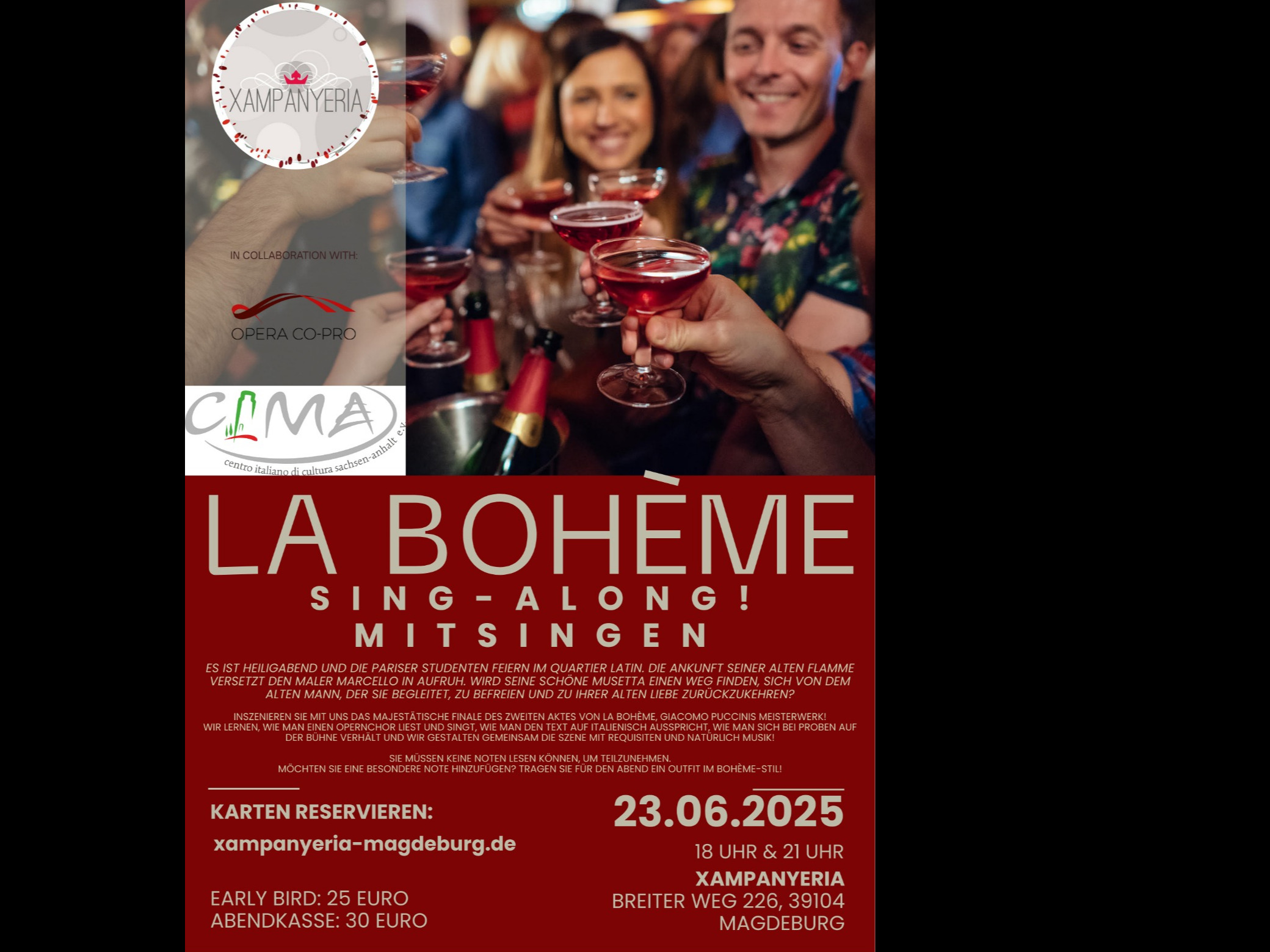 LA BOHÈME – sing along – Eine Oper mit uns